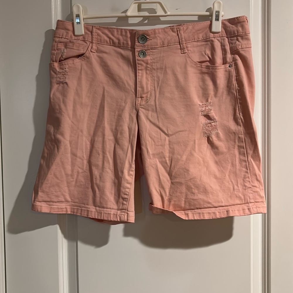 Jolt pink bermuda shorts
